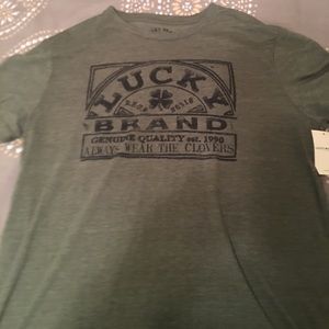 Lucky brand tee with brand logo front